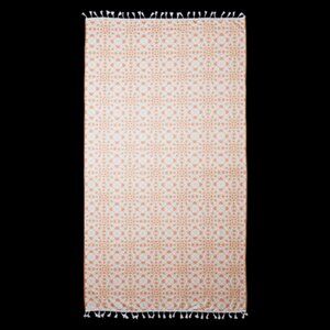 SUMMER & ROSE SINAI BEACH TOWEL DESERT CORAL FROM FABFITFUN - NEW/NWT